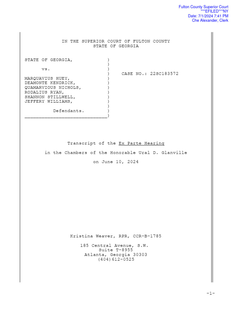 Ex parte hearing in chambers pdf fifth amendment to the united