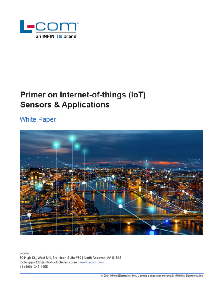 LC Internet of Things Iot Sensors Applications White Paper | PDF ...