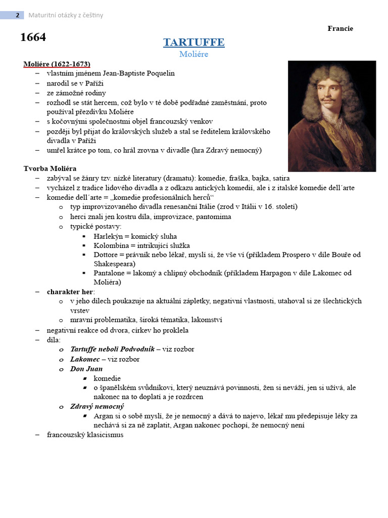 Tartuffe - Moliére | PDF