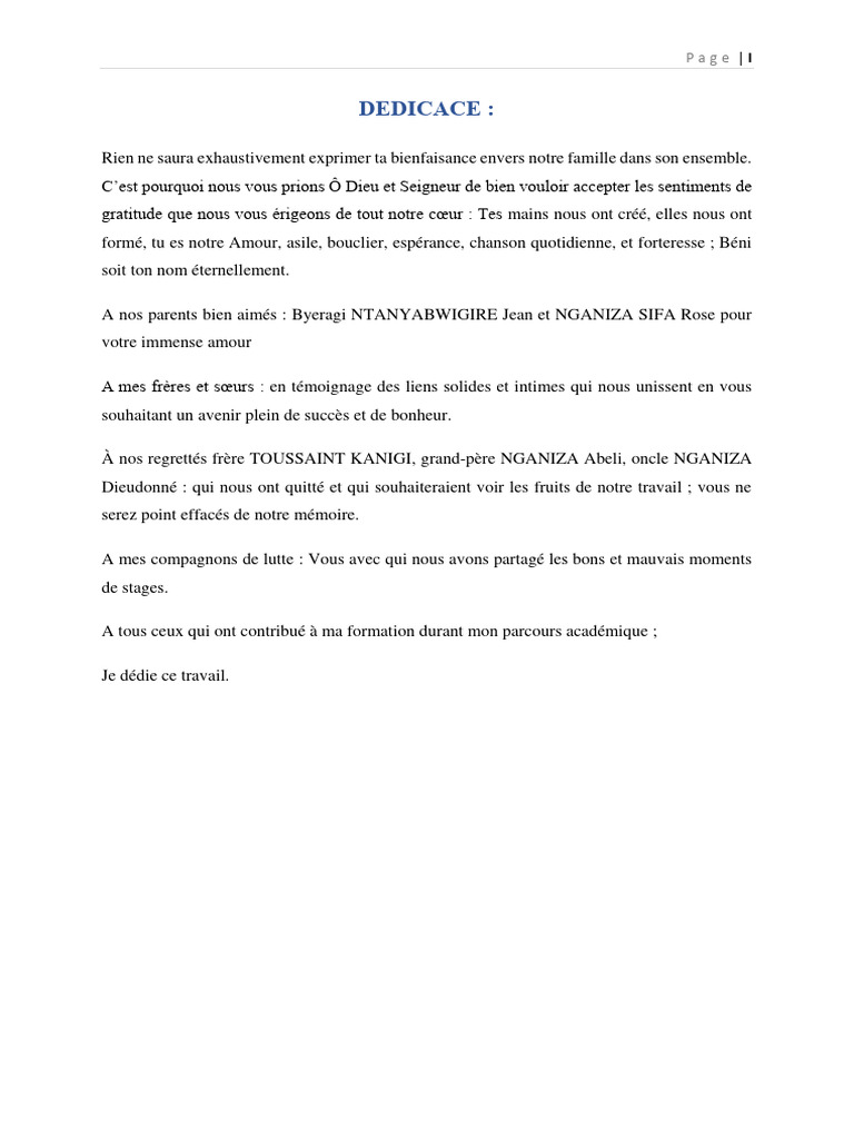 Memoire Presque Final Lithy | PDF | Mortalité infantile | Infection