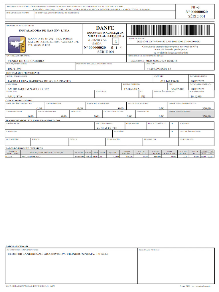 NOTA FISCAL | PDF