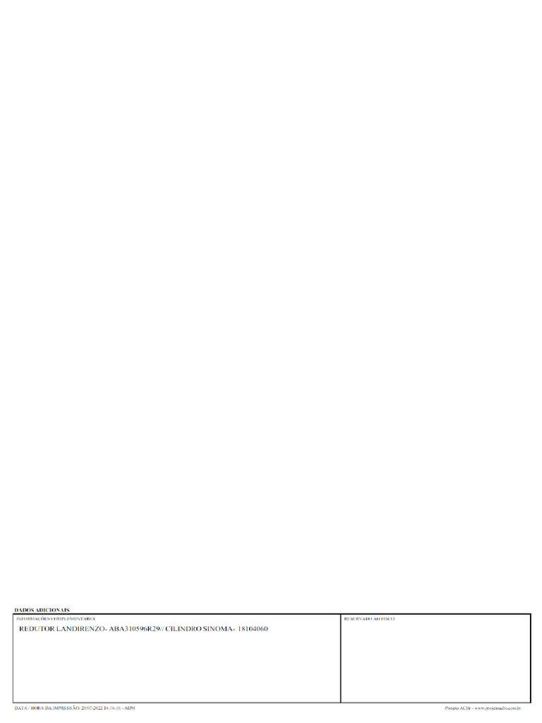 Nota Fiscal | PDF