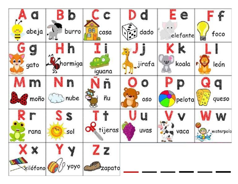 Abecedario Para Enmicar | PDF