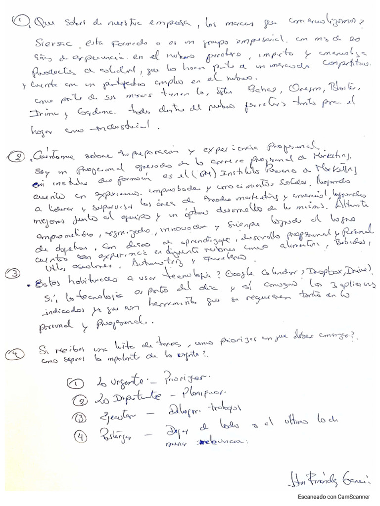 Prueba Escrita John Fg Pdf