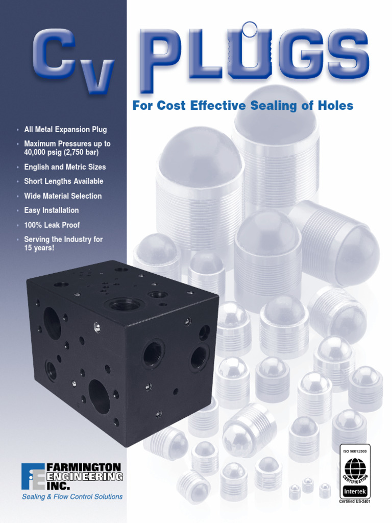 Cost-Effective CV Plug Solutions | PDF | Drill | Screw
