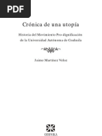 Download Universidad Autnoma de Coahuila Crnica de Una Utopa  by Jaime Martnez Veloz SN74734715 doc pdf