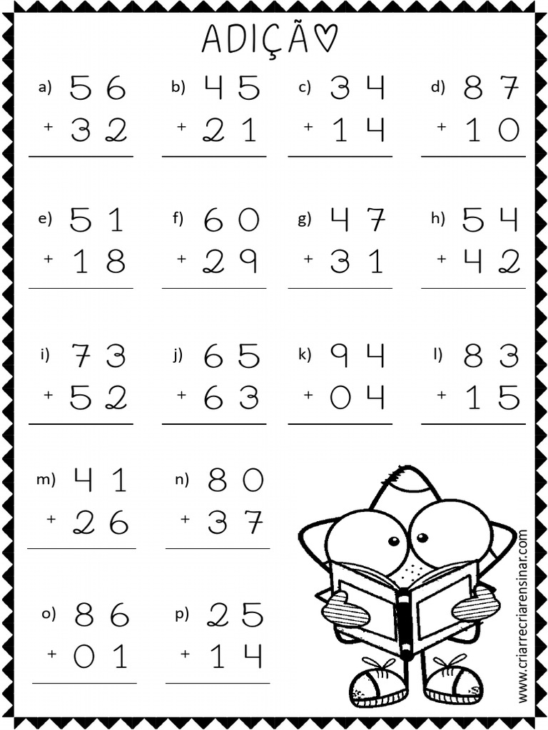Exercícios de Adição e Subtração | PDF | Aritmética | Matemática elementar