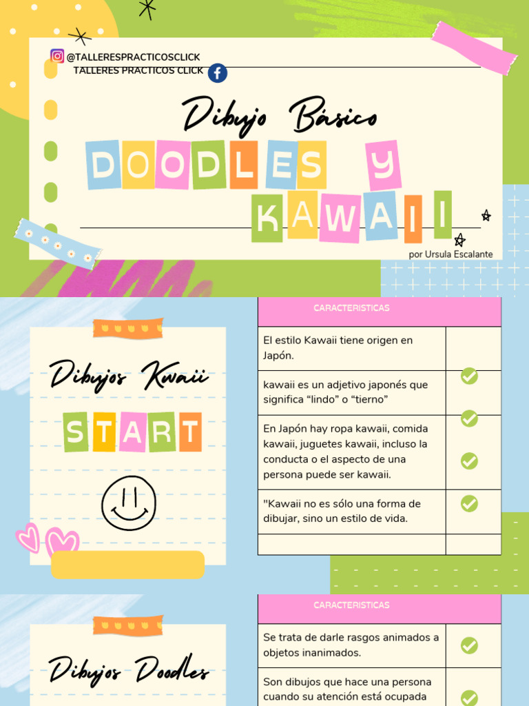Guía para Dibujar Kawaii y Doodles | PDF