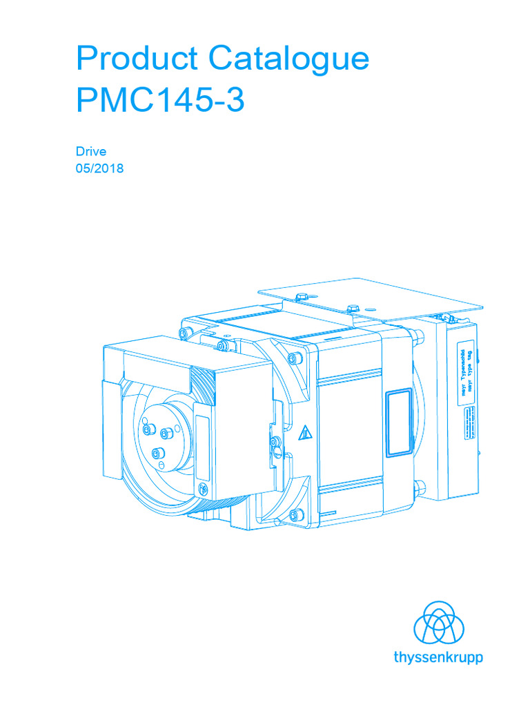Thyssenkrupp Gearless Pmc145l 2 | PDF | Elevator | Brake