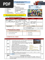 Sesion de Aprendizaje 2º Personal Social 31 Mayo