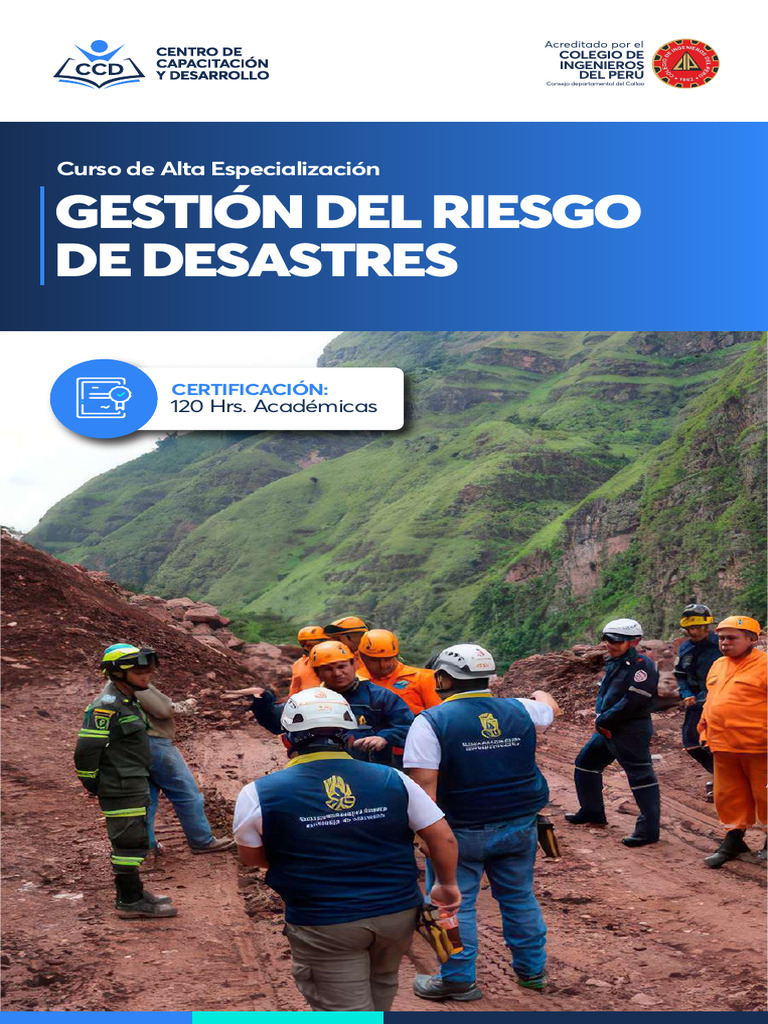 Gestión Del Riesgo de Desastres | PDF | Ingeniería | Riesgo