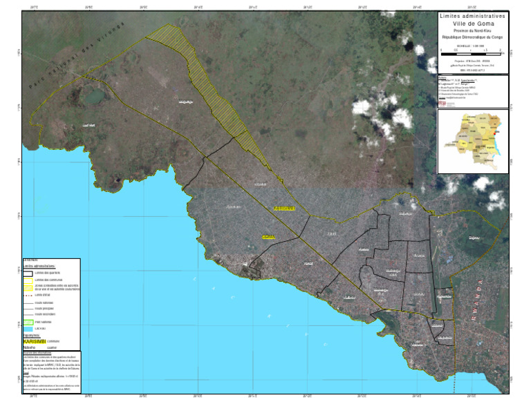 Carte administrative de Goma | PDF