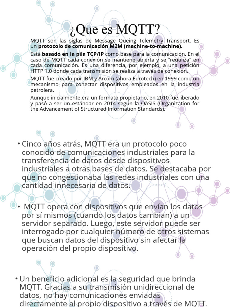 Introducción a MQTT y su Comparativa con Modbus | PDF | Calidad de ...