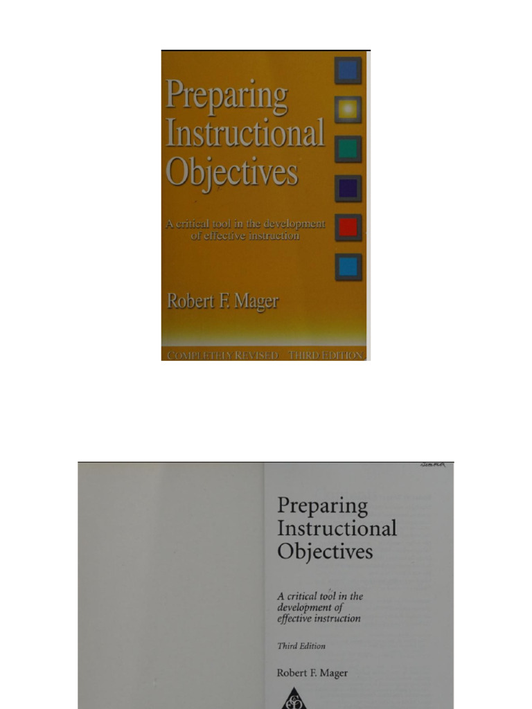Preparing instructional objectives a critical tool in the development
