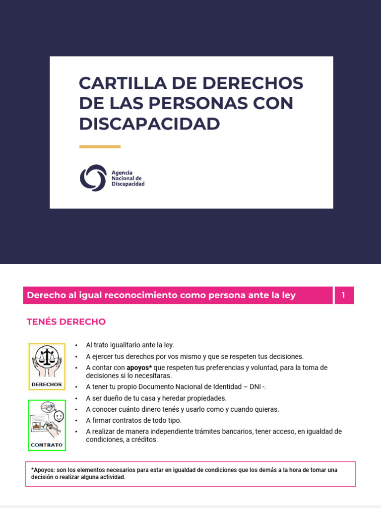 Derechos de Personas con Discapacidad | PDF | Invalidez | Inclusión ...