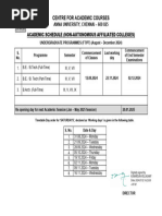 Anna University Academic Schedule 2026 | PDF | Chess Theory | Chess