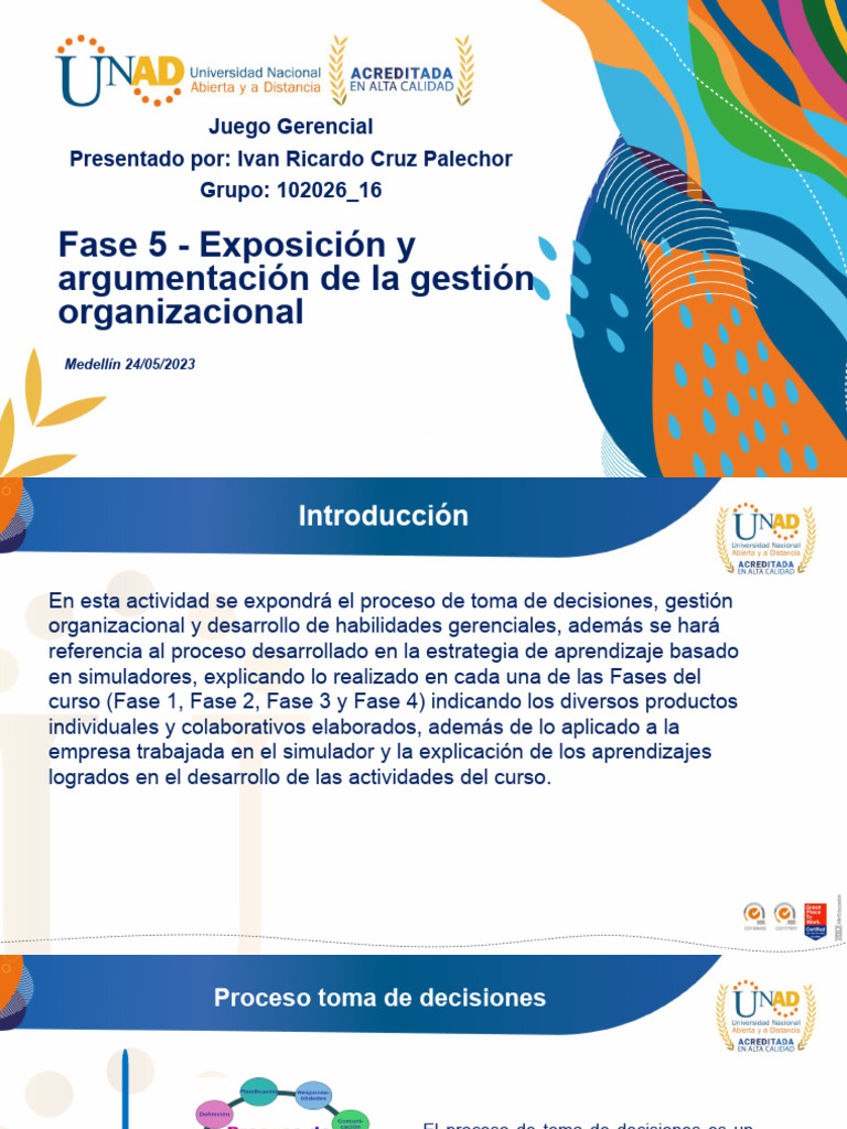 Gestión Organizacional y Toma de Decisiones | PDF | Business | Toma de ...