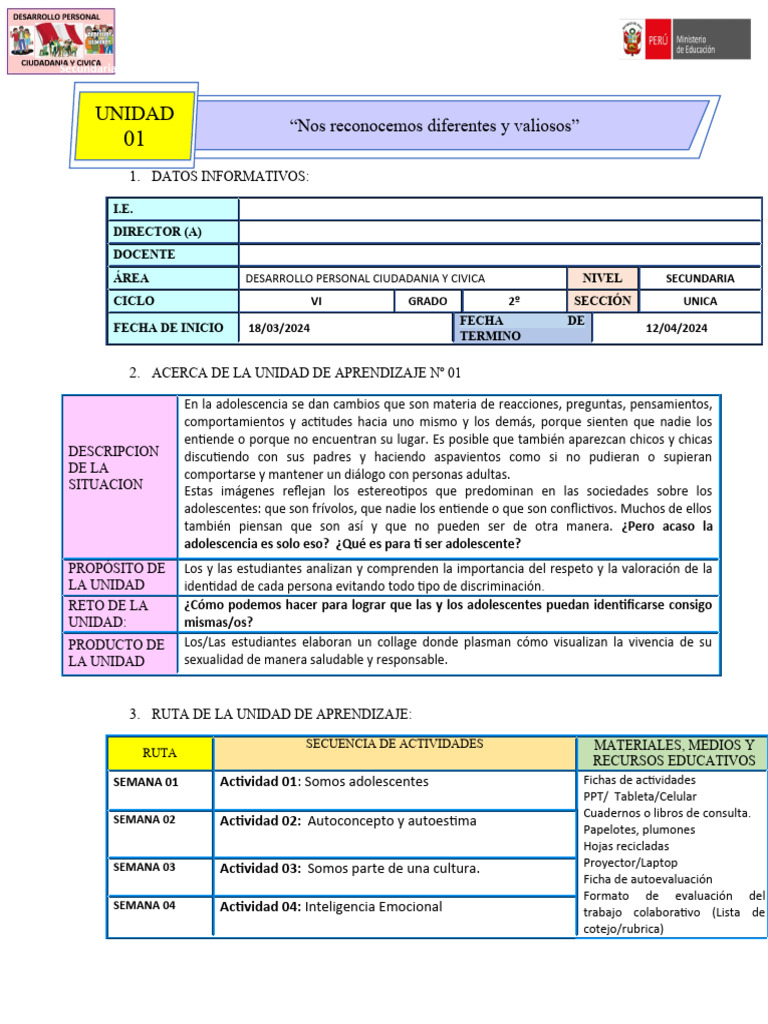 2º DPCC - Und.1 2024 | PDF | Aprendizaje | Software de la aplicacion