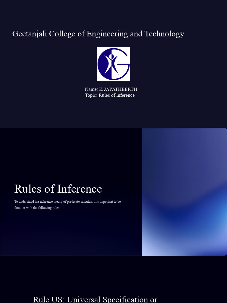 Rules of inference pdf