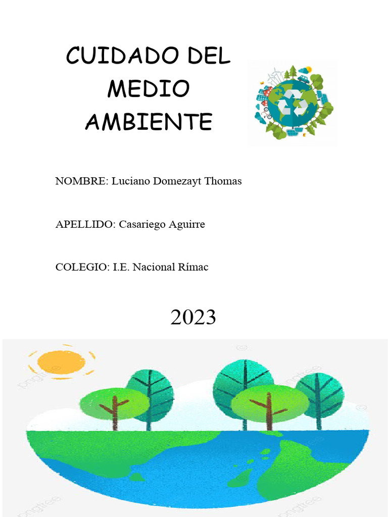 CUIDADO DEL MEDIO AMBIENTE | PDF