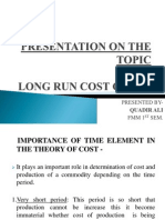 Long Run Cost Curve