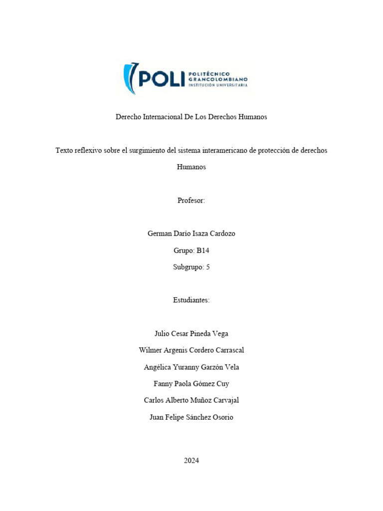 Derecho Internacional de Los Derechos Humanos | PDF | Derechos humanos ...