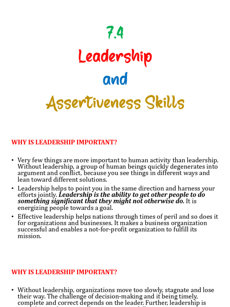 Key Qualities of Effective Leadership | PDF | Leadership | Social ...