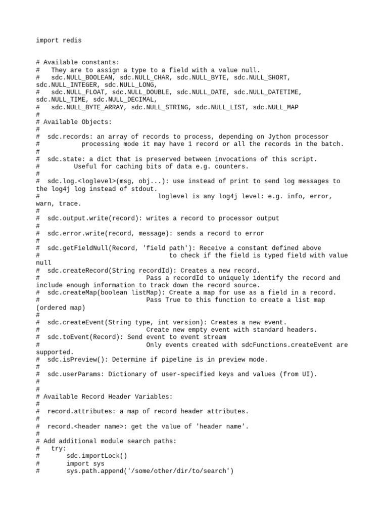 Script Redis | PDF | Computing | Computer Science