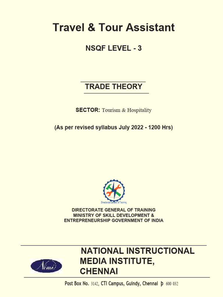 Travel - Tour Assistant TT Theory | PDF | Tourism | Human Resources
