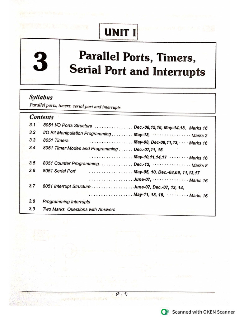 Embedded Systems And Iot Unit 1 Pdf