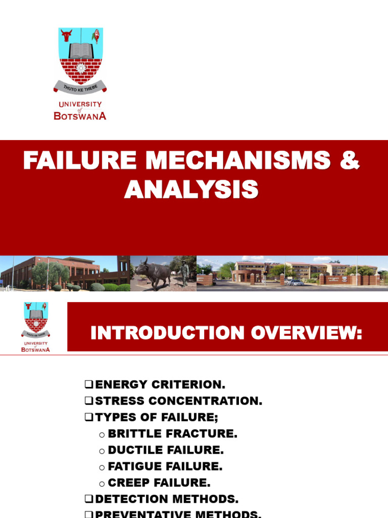 Lec 6 - MMB 332 - 2020 - Failure Mechanisms Analysis | PDF | Fracture ...