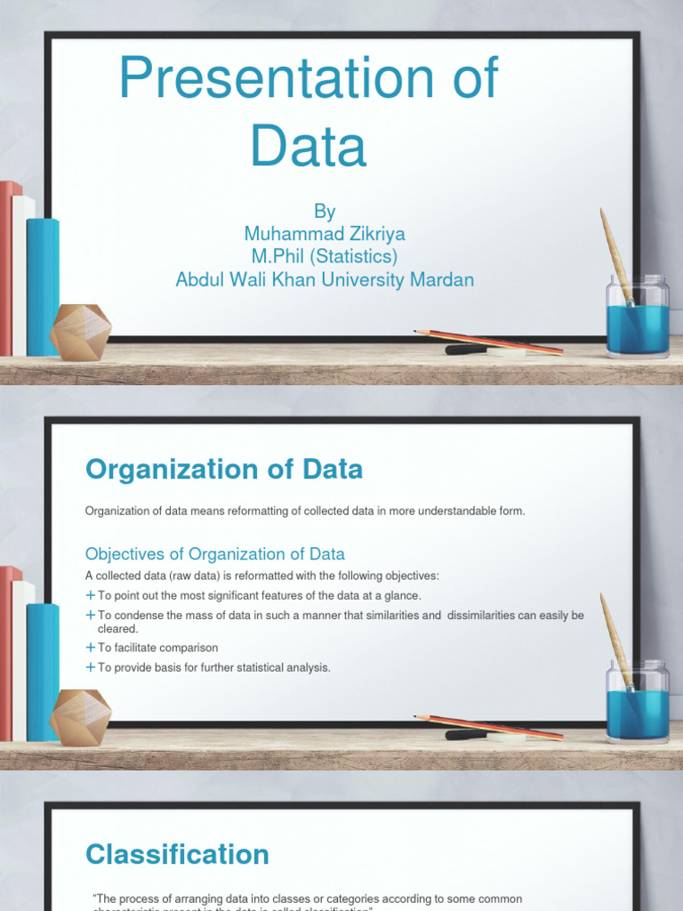 Objectives of Data Organization in Statistics | PDF | Histogram ...