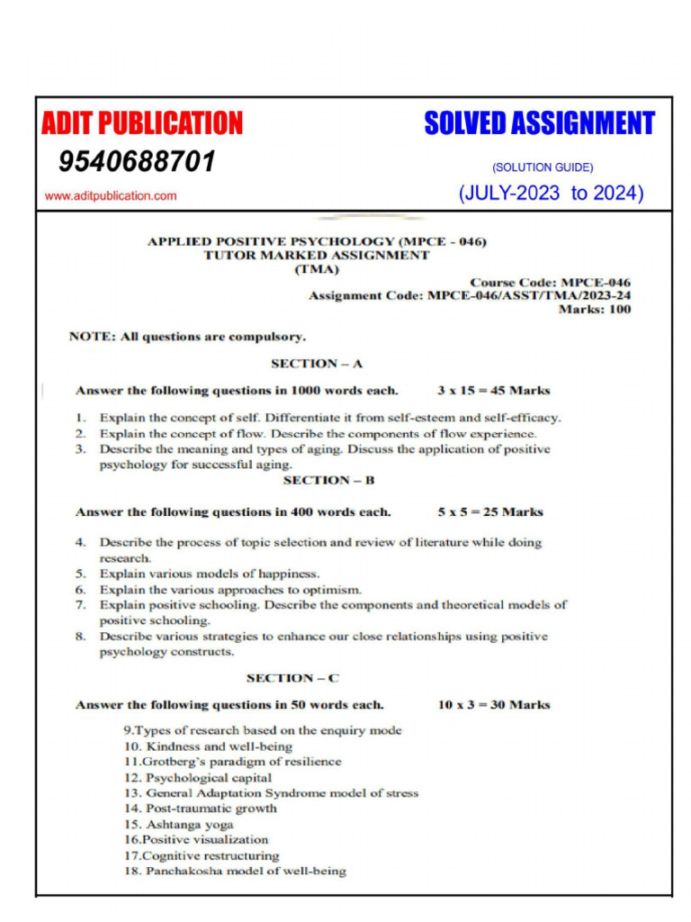 Mpce-46 em 23-24 | PDF