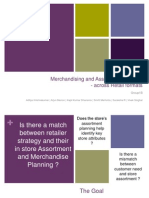 Merchandising and Assortment Planning - Across Retail Formats