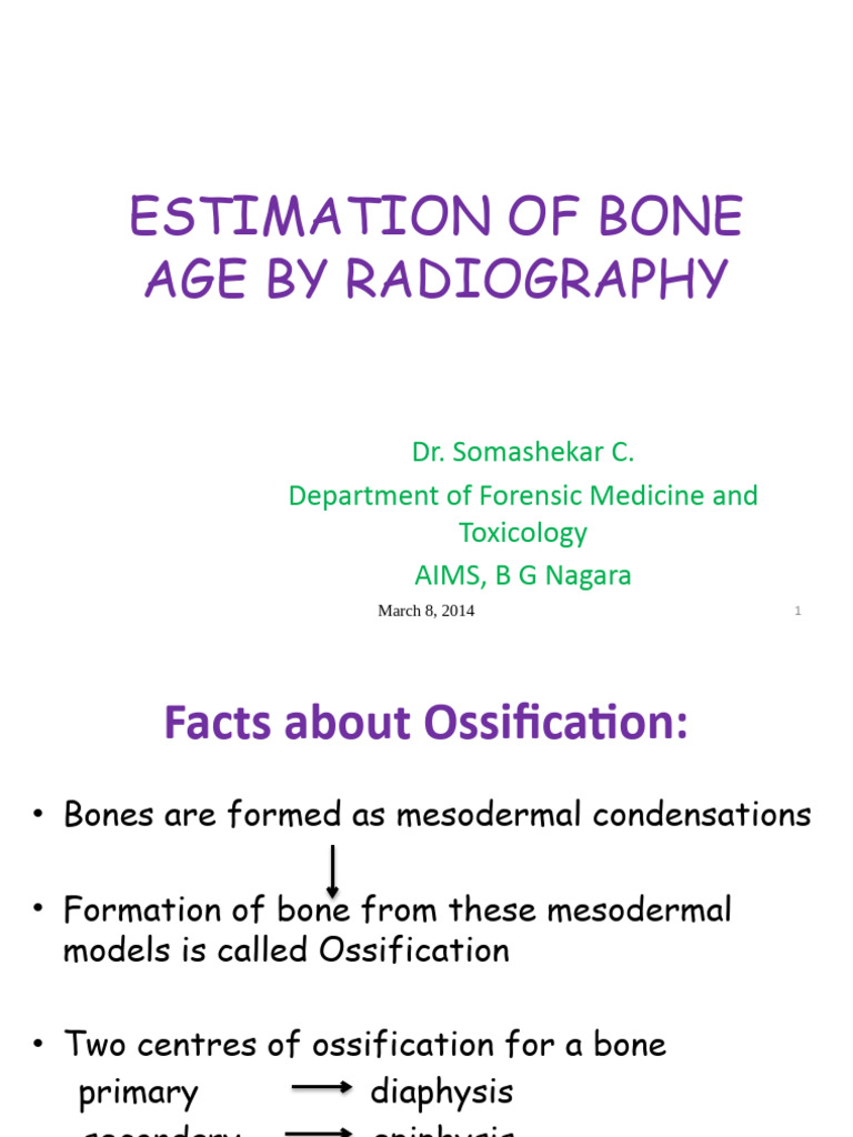 Bone Age Estimation by Radiography | PDF | Musculoskeletal System ...