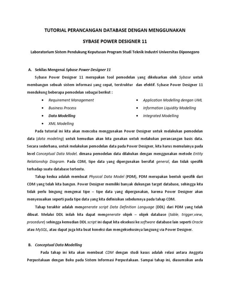 Tutorial PD 6 | PDF | Bisnis
