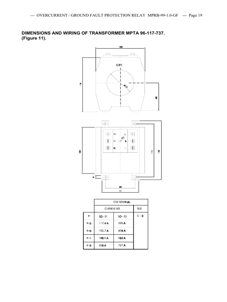 MPRB 99 - Transformer Mpta 96 117 737. | PDF