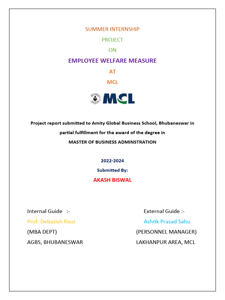 summer-internship-on-employee-welfare-measure-in-mcl-pdf