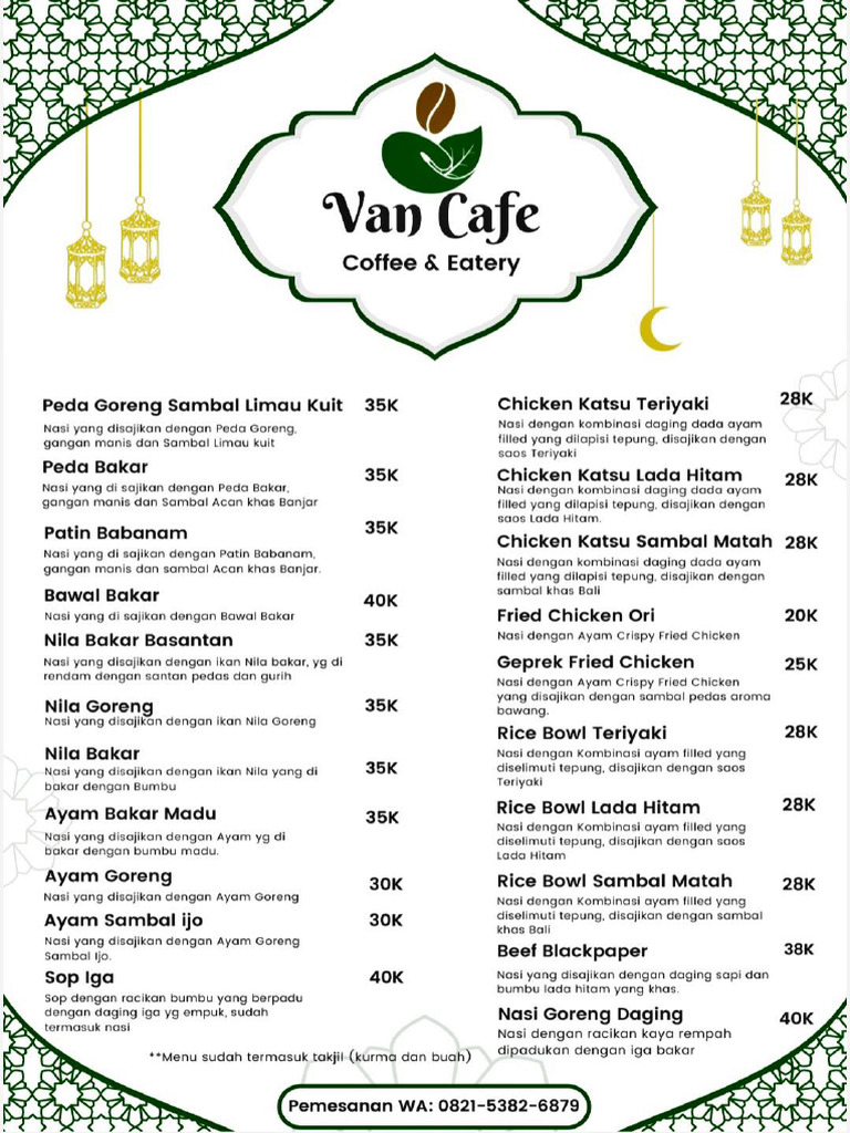 Menu Ramadhan | PDF