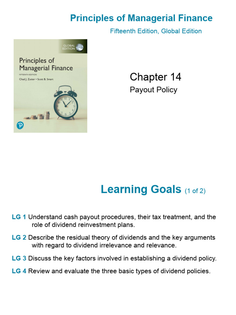 Understanding Payout Policy in Finance | PDF | Share Repurchase | Dividend