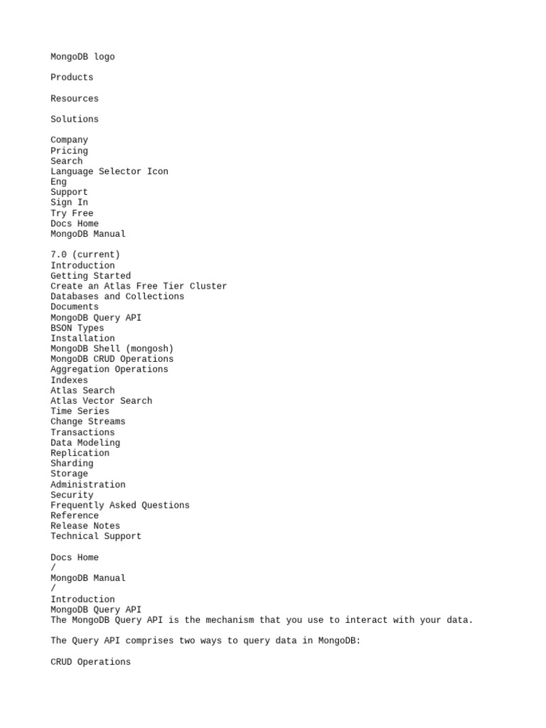 Yejina pdf mongo db database index