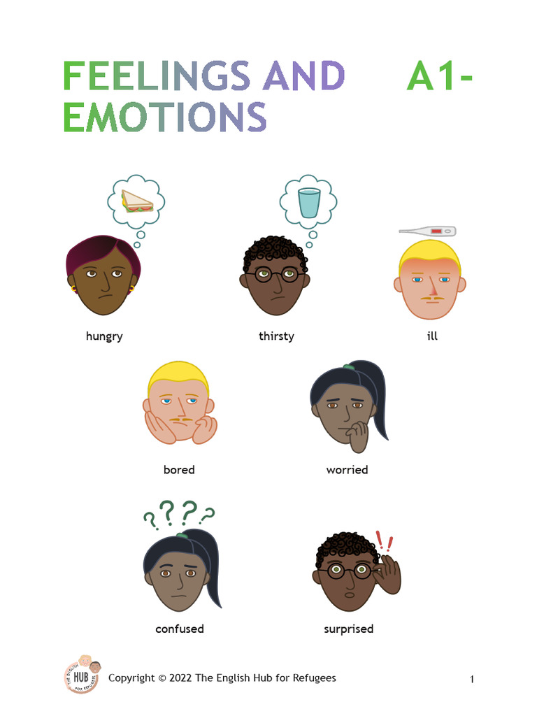 A1 Feelings and Emotions Students Worksheet | PDF