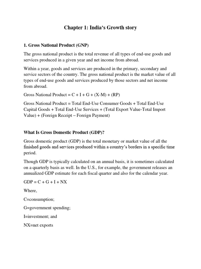 India’s Economic Growth Explained | PDF | Gross Domestic Product ...