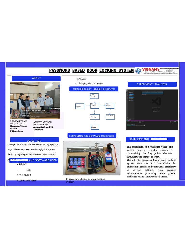 Password-Based Door Lock System Design | PDF | Software | Systems ...