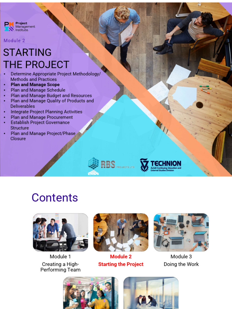 Starting a Project: Scope Management Guide | PDF | Business