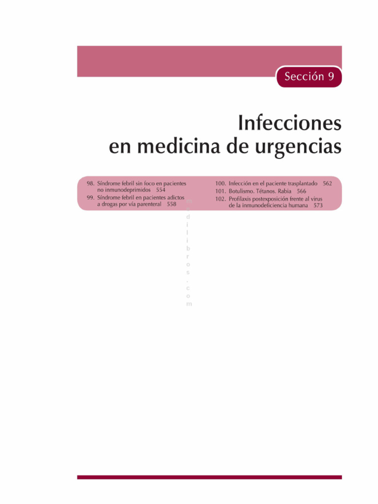 Infecciones Urgenciaslibro Pdf