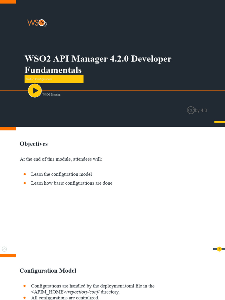 WSO2 API Manager 4.2.0 Config Guide | PDF