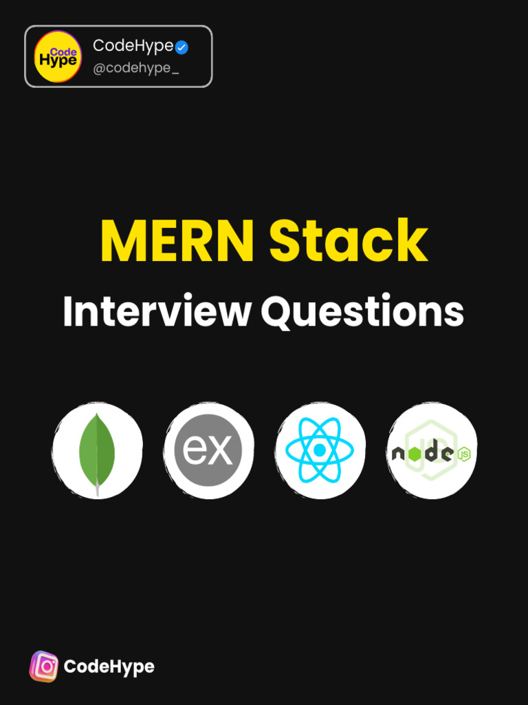 MERN Stack Interview Questions - CodeHype | PDF | Mongo Db ...