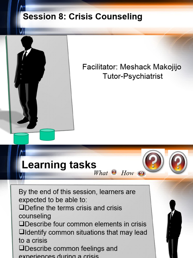 Crisis Counseling Techniques and Goals | PDF | Anxiety | Psychology