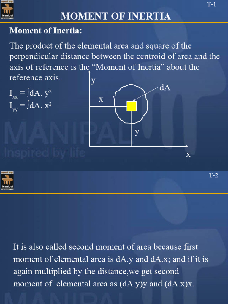 Area Moment of Inertia | PDF | Elementary Geometry | Euclid